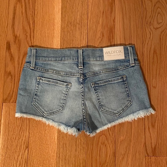 Wildfox Lara Mid-Rise Denim Short - Picture 2 of 4